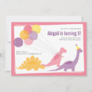 Search for dinosaur party invitations Colourful