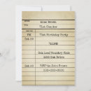 Search for librarian invitations Party