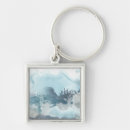 Search for waving square key rings Blue