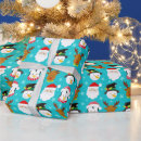 Search for character christmas wrapping paper Snowman