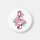 Search for music notes magnets Treble clef