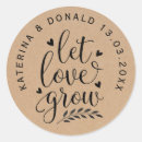Search for succulent bridal shower stickers Let love grow