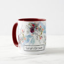 Search for orange floral mugs Red