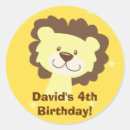 Search for yellow lion stickers Birthday