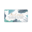 Search for paint return address labels Blue