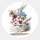 Search for rabbit illustration stickers Alice in wonderland