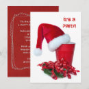 Search for alcohol christmas invitations Red
