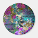 Search for botanical round magnets Vintage