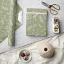 Search for rustic wrapping paper Sage green