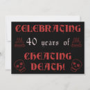 Search for over the hill 40th birthday cards Humour