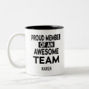 Search for team member mugs Employee appreciation