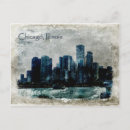Search for vintage chicago postcards Skyscrapers