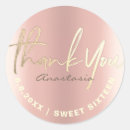 Search for gold foil thank you stickers Chic