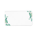 Search for garden flowers return address labels Greenery