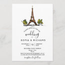 Search for paris destination wedding invitations Modern