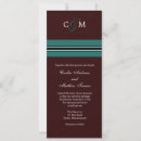 Search for teal and brown wedding invitations Damask
