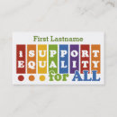 Search for equal business cards Rainbow