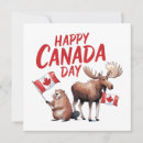 Search for canadian flag cards Beaver