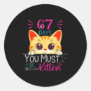 Search for cute cat stickers Kitten