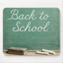 Search for school text mouse mats Back to school