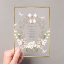 Search for lilly flower square invitations Elegant
