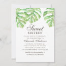 Search for monstera birthday invitations Tropical
