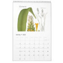 Search for vintage botanical calendars Illustration