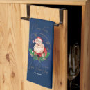 Search for santa claus tea towels Red