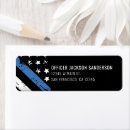Search for sheriff return address labels Policeman