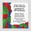 Search for geek birthday invitations Boy