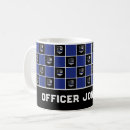 Search for police badge mugs Thin blue line