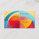 Search for half business cards Orange