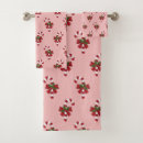 Search for candy canes bath towels Red