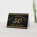 Search for 50th for man birthday cards Party