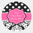 Search for damask baby shower stickers Birthday