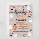 Search for first birthday halloween invitations Cute ghost