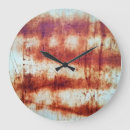 Search for rusted metal clocks Steel