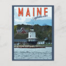 Search for maine lighthouse postcards Retro