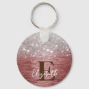 Search for silver rose key rings Sparkle