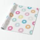Search for doughnut wrapping paper Cute