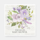 Search for purple floral napkins Rustic