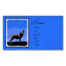 Search for wolf business cards Snow