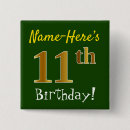 Search for 11th birthday badges 11 years old