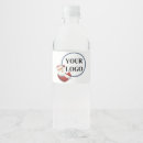Search for business water bottle labels Winter wonderland first birthday