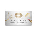Search for make up artist return address labels Salon