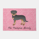 Search for rottweiler doormats Pink