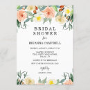 Search for peach bridal shower invitations Script