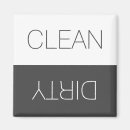 Search for dishes magnets Clean dirty dishwasher