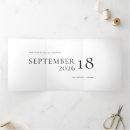 Search for folded save the dates Minimal