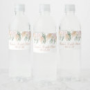 Search for boho water bottle labels Tropical